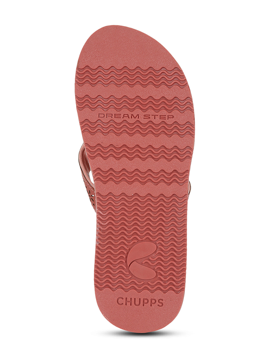 Flora Peach Flip-flops -Women