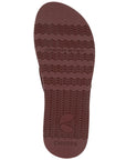Flora Maroon Flip-flops -Women