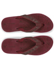 Flora Maroon Flip-flops -Women