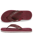 Flora Maroon Flip-flops -Women