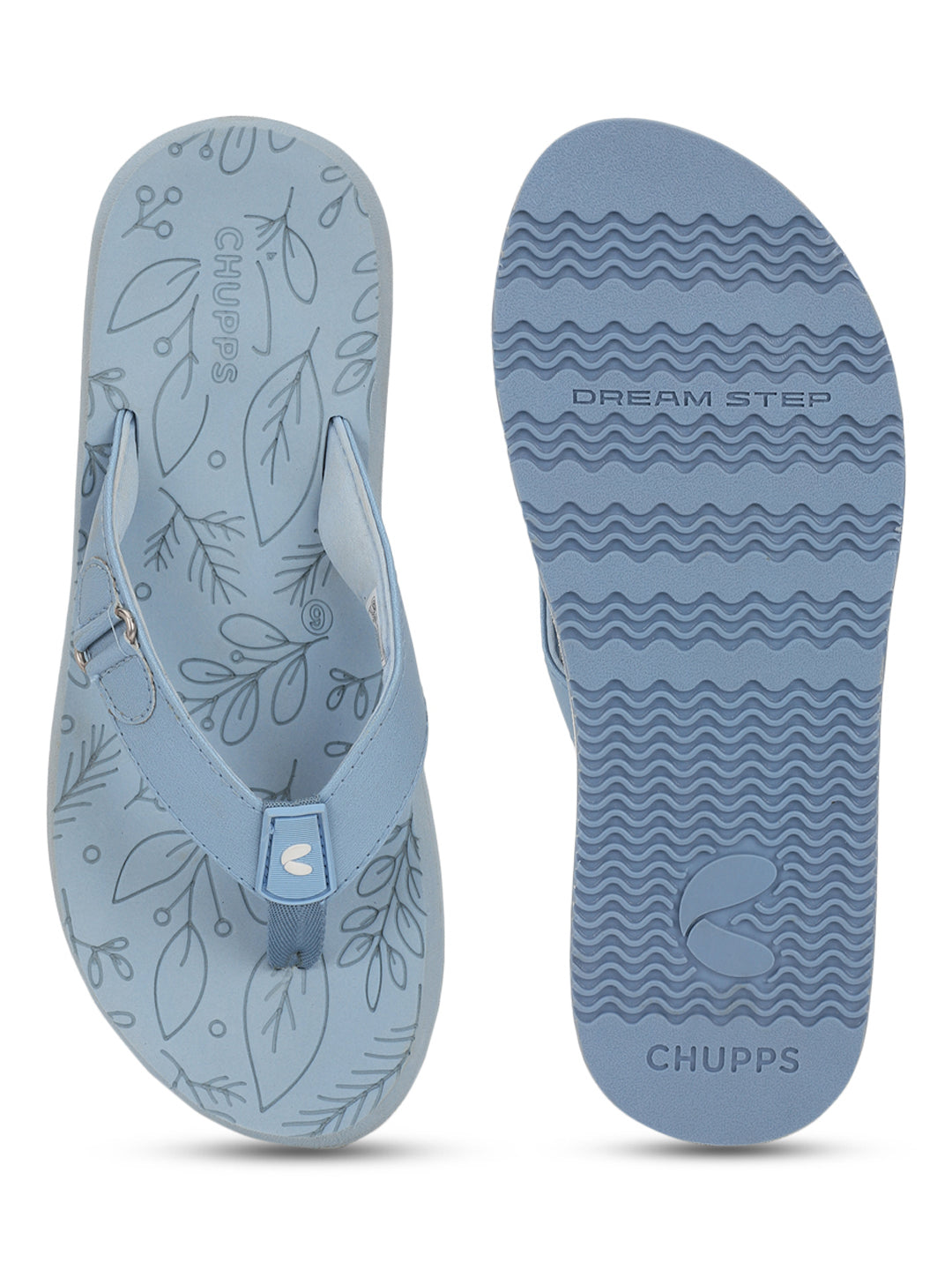 Spring Sky Blue Flip-flops -Women