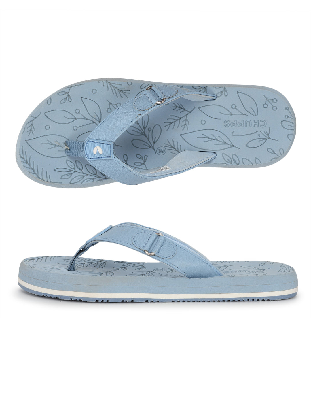 Spring Sky Blue Flip-flops -Women