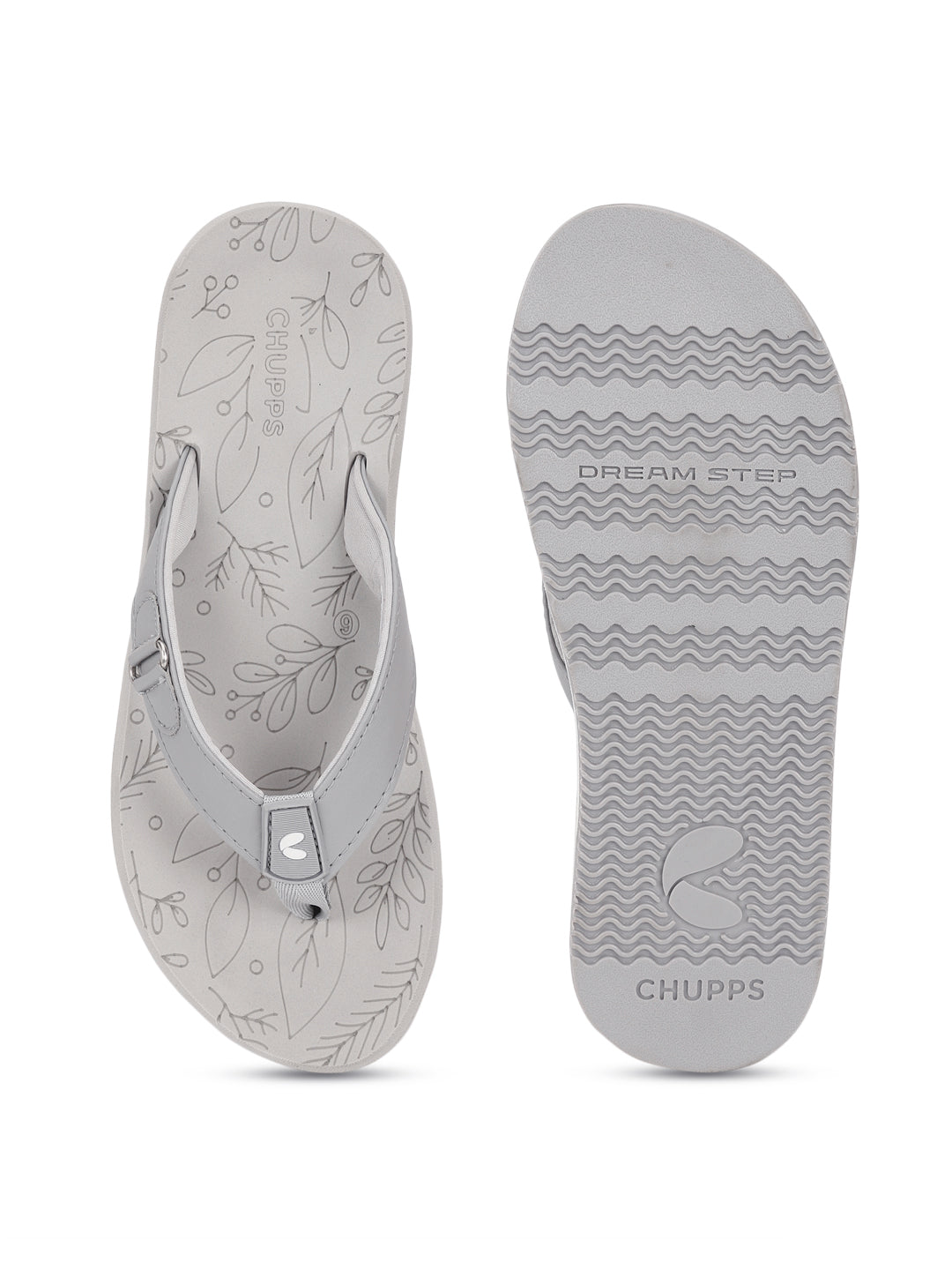 Spring Grey Flip-flops -Women