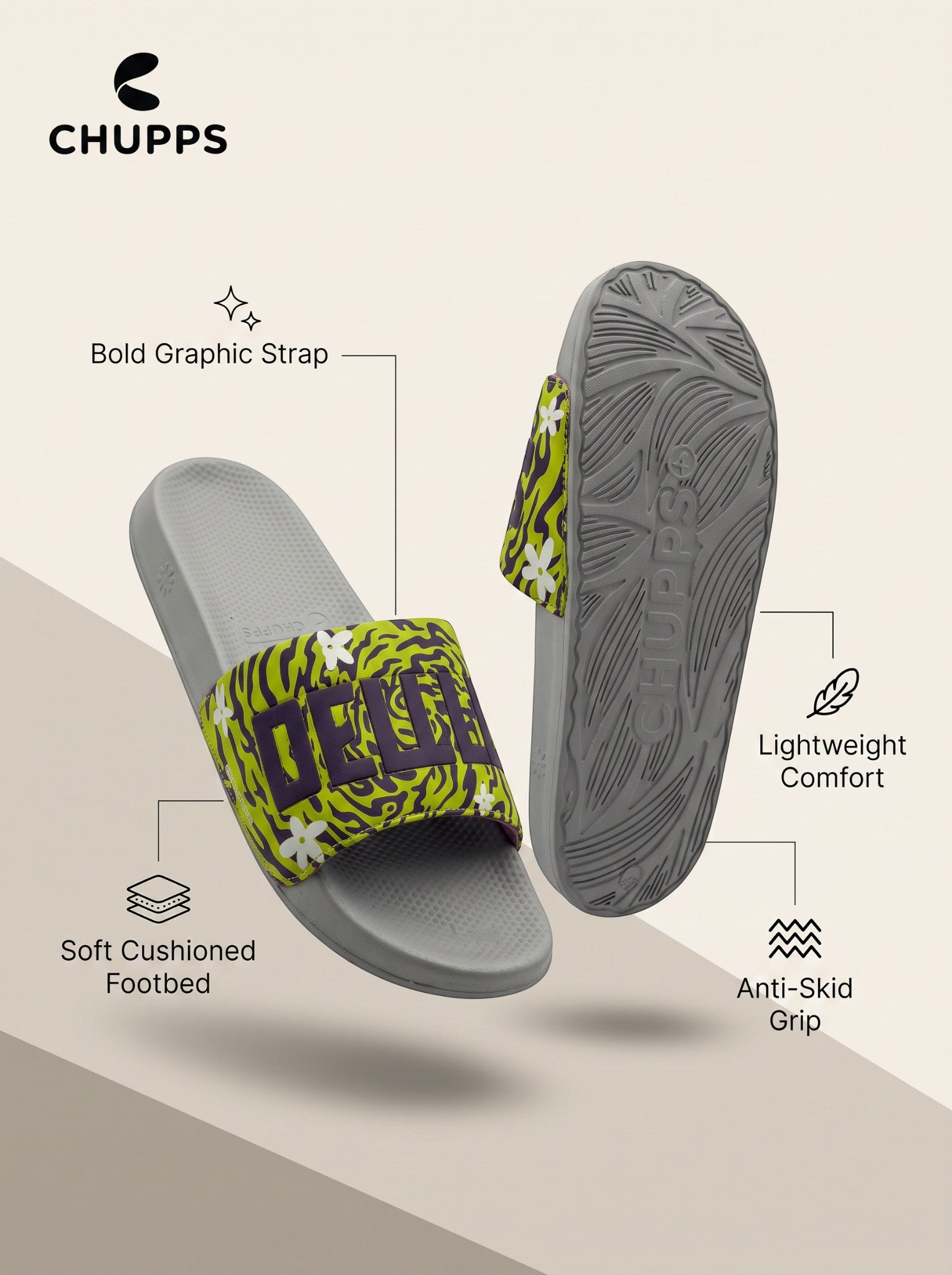 Delulu Sliders_neon_&amp;_grey