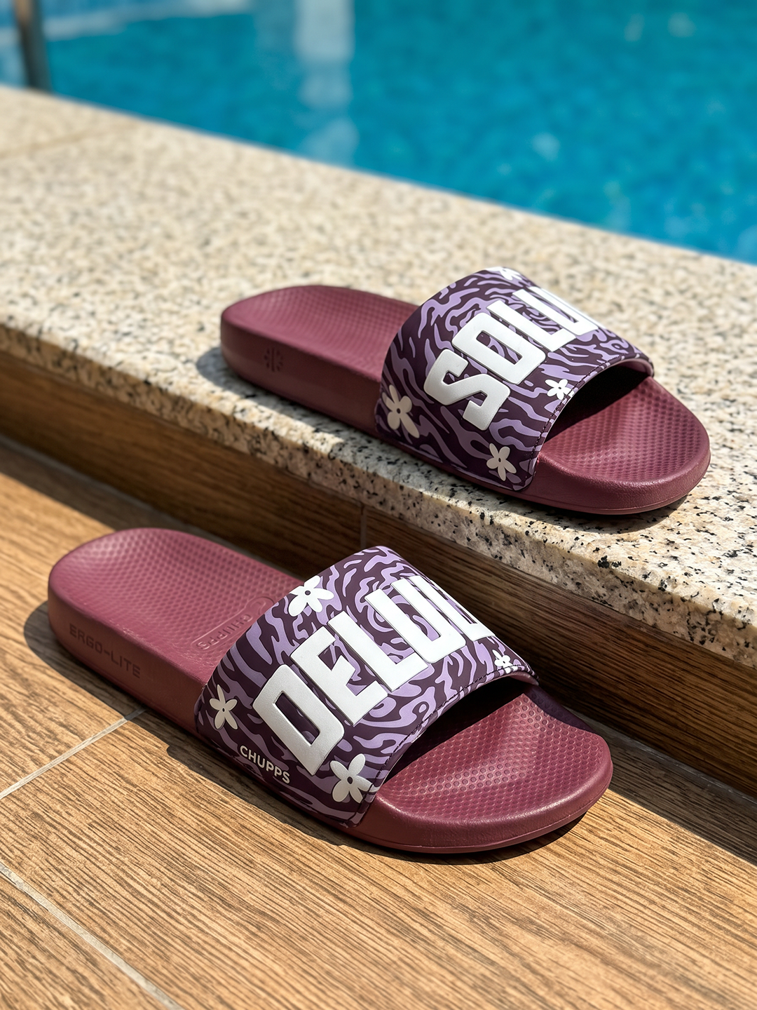 Delulu Sliders_maroon