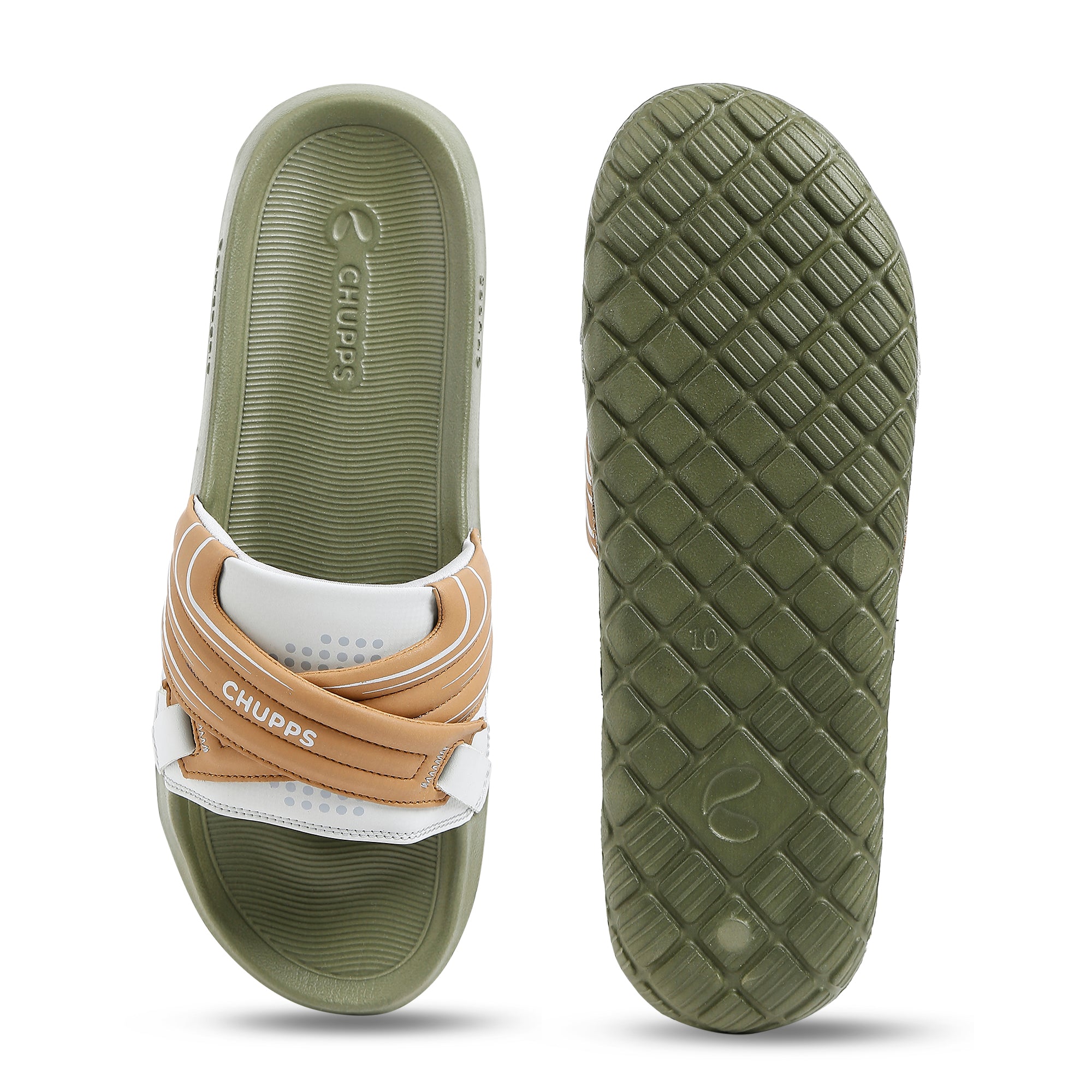 Vertex Olive Sliders