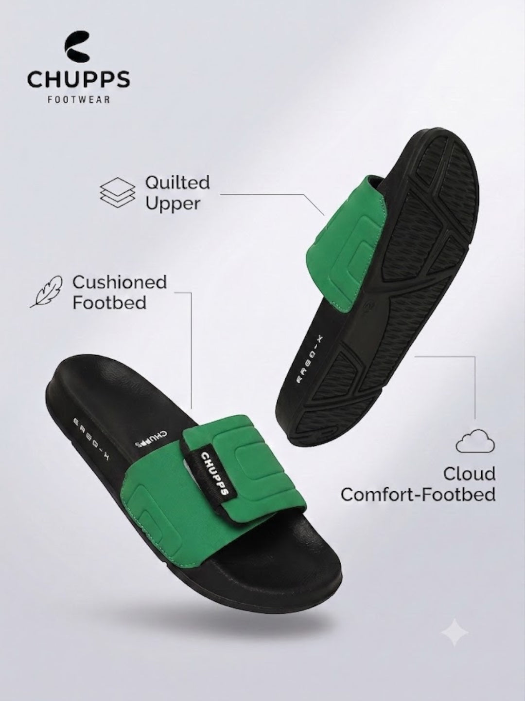 Quilt Bloom Sliders_green