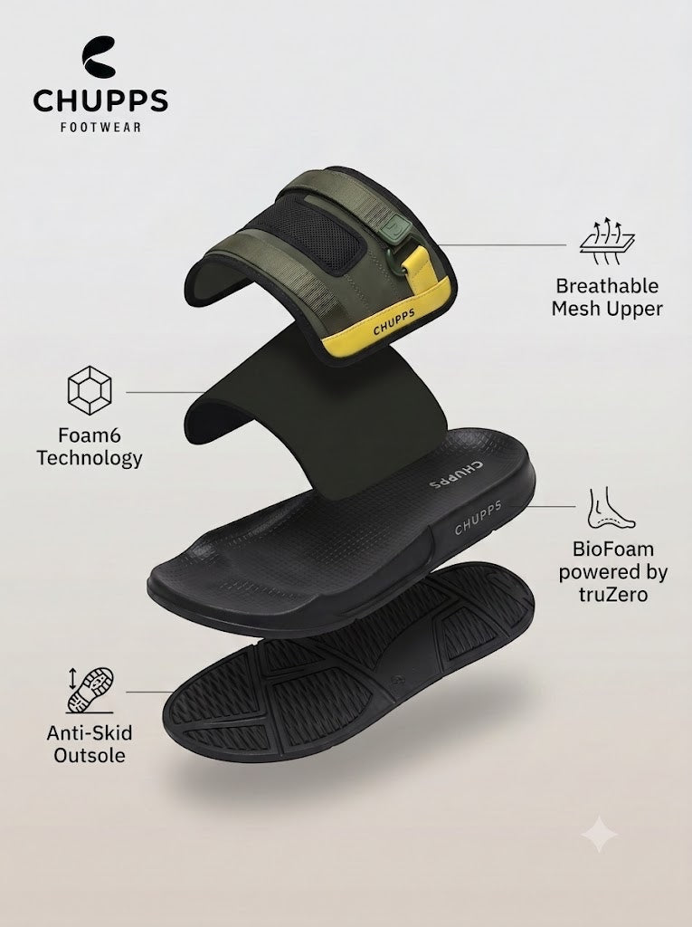 Rebel Sliders_olive_&amp;_black