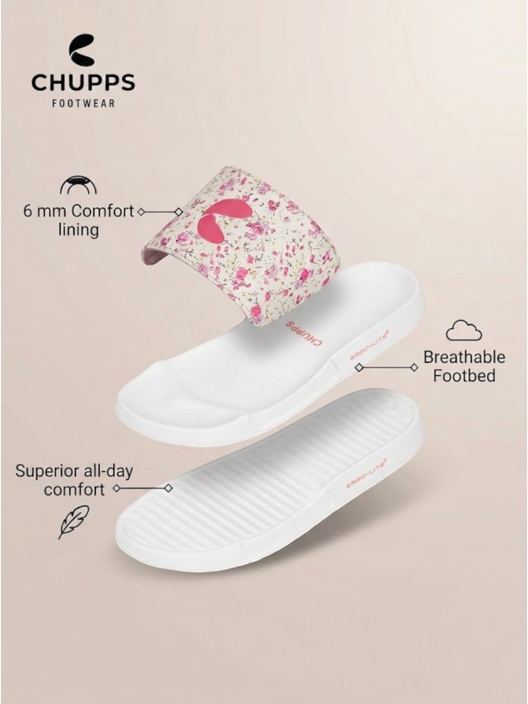 Grace Sliders_white_&amp;_pink