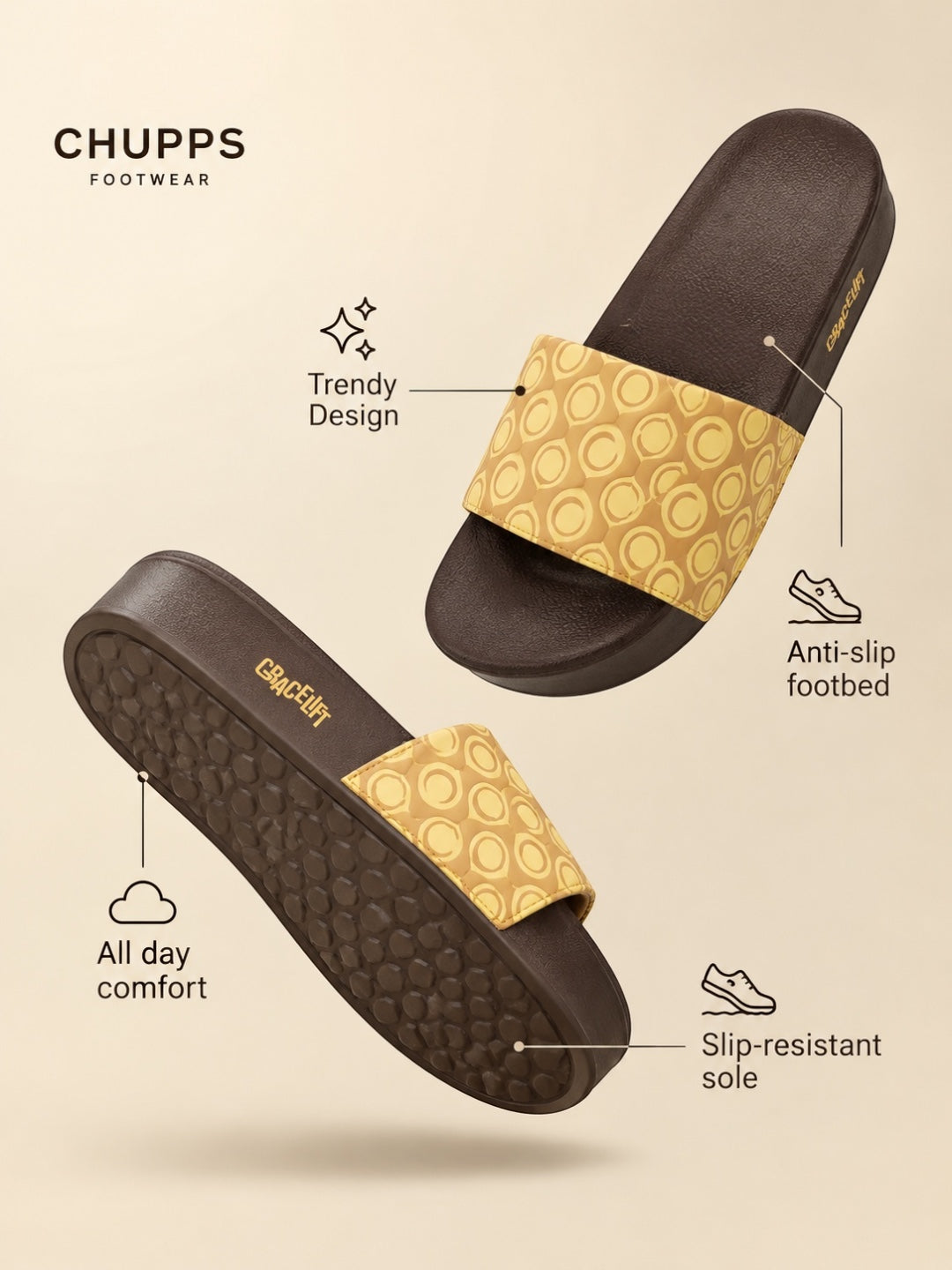 Raya Sliders_mustard_brown