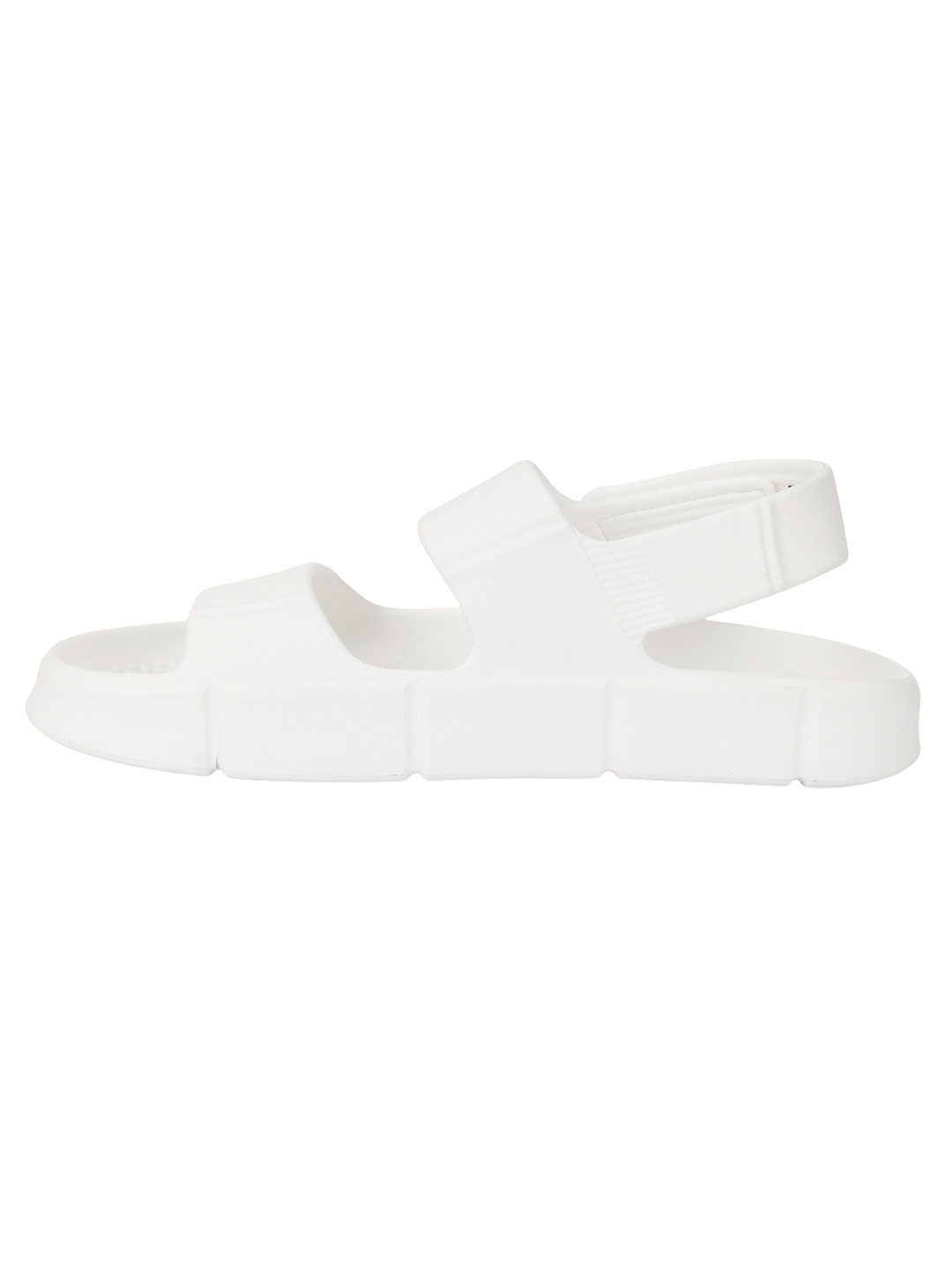 Chunky Sandals_almond_white chucky sandals on a white background men