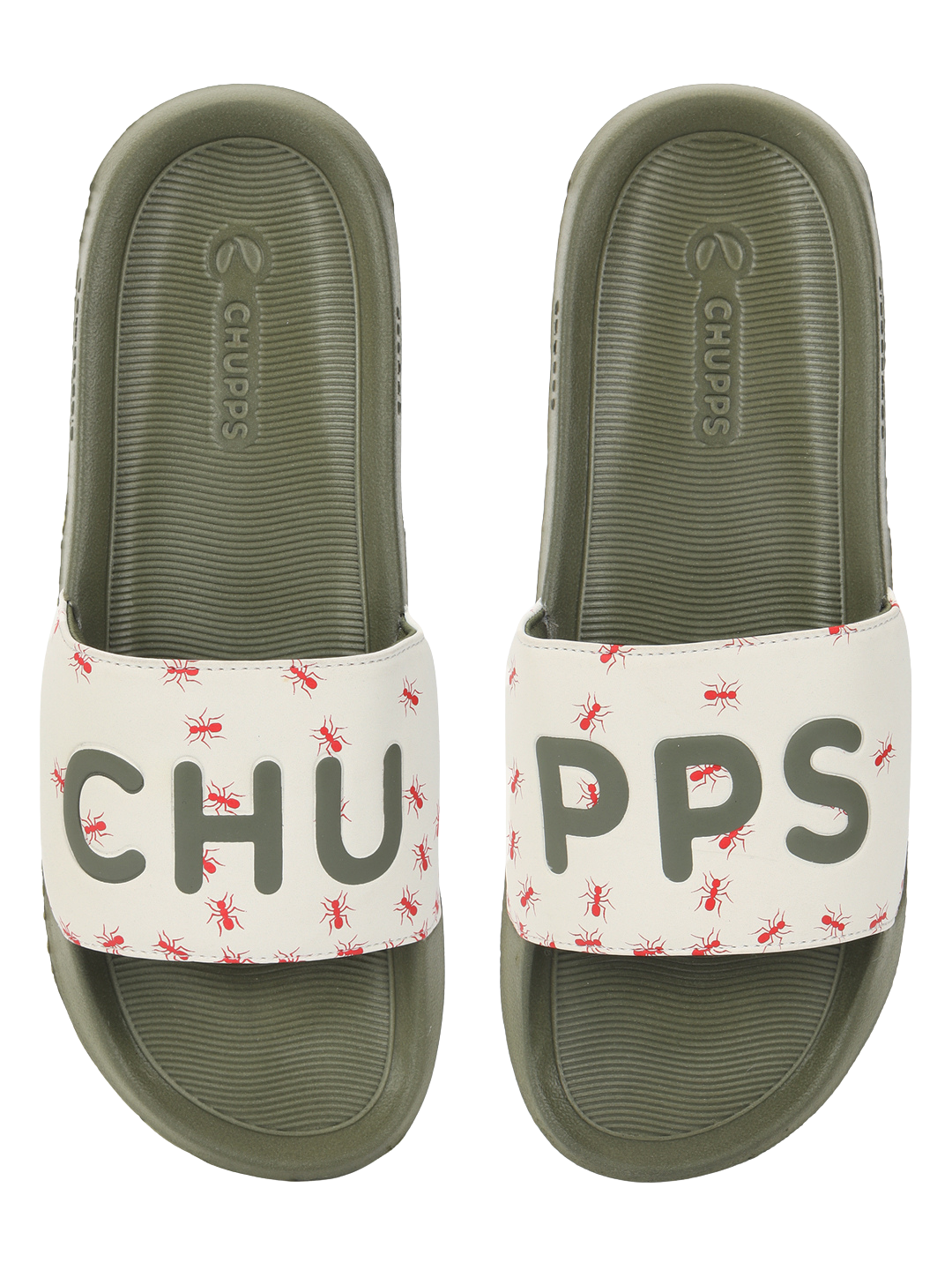 Ants Sliders_cream_olive