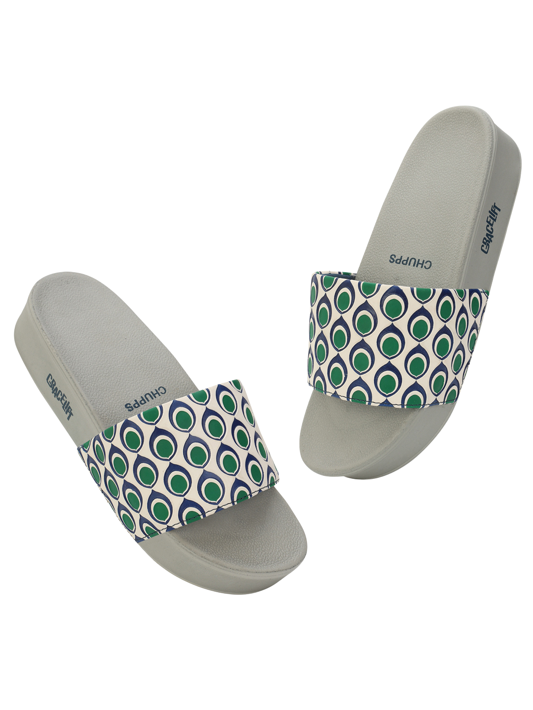 Raya Sliders_peacock_grey