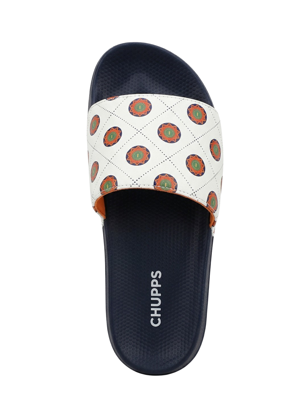 Gujarat Titans Hype Sliders_white_&amp;_navy