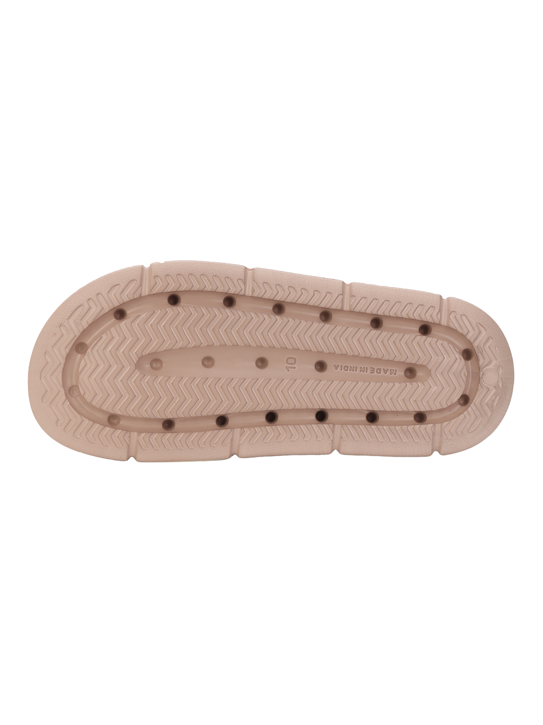 Chunky Sandals_beige sandal sole on a white background