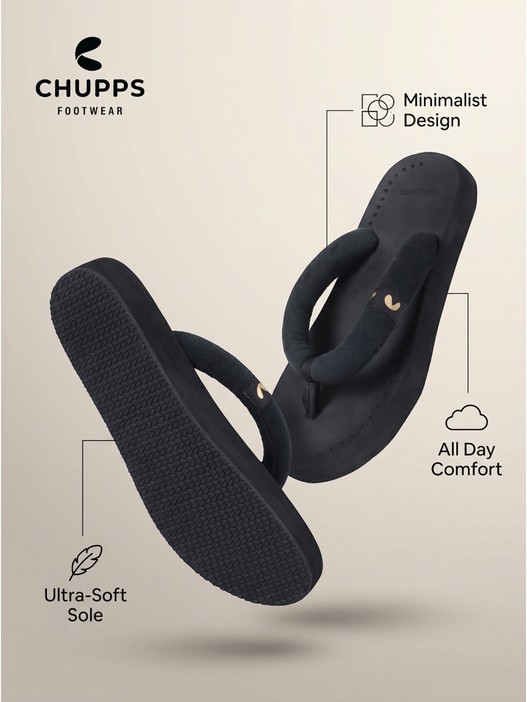 Plush V-Straps_black