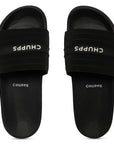 Stitch Black Sliders