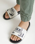 Signature Navy & Bright & White Sliders