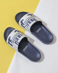 Signature Navy & Bright & White Sliders