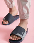 Solid Hues Navy & Grey Sliders