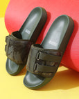 Camo Secure-Fit Olive Camo Sliders