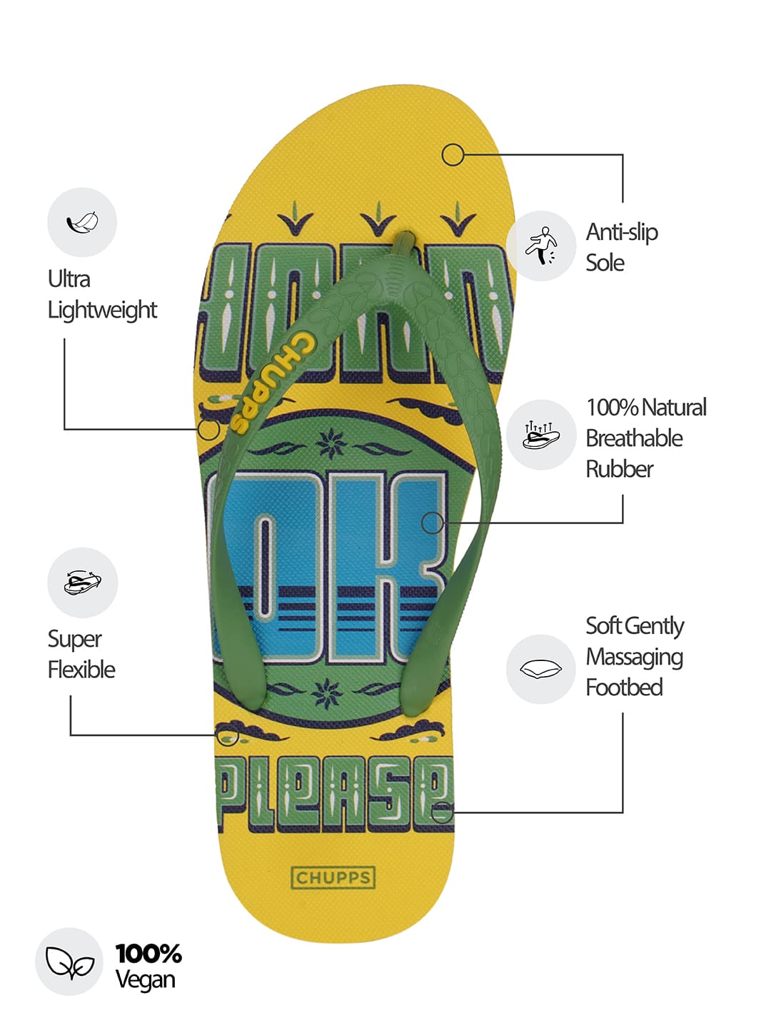 Horn Ok Please Unisex Flip Flops