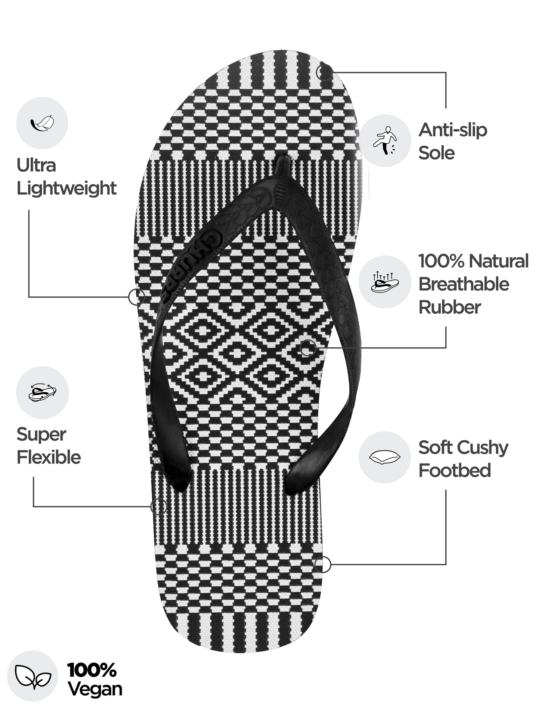 Chupps Kaleen Kharad Unisex Flip Flops