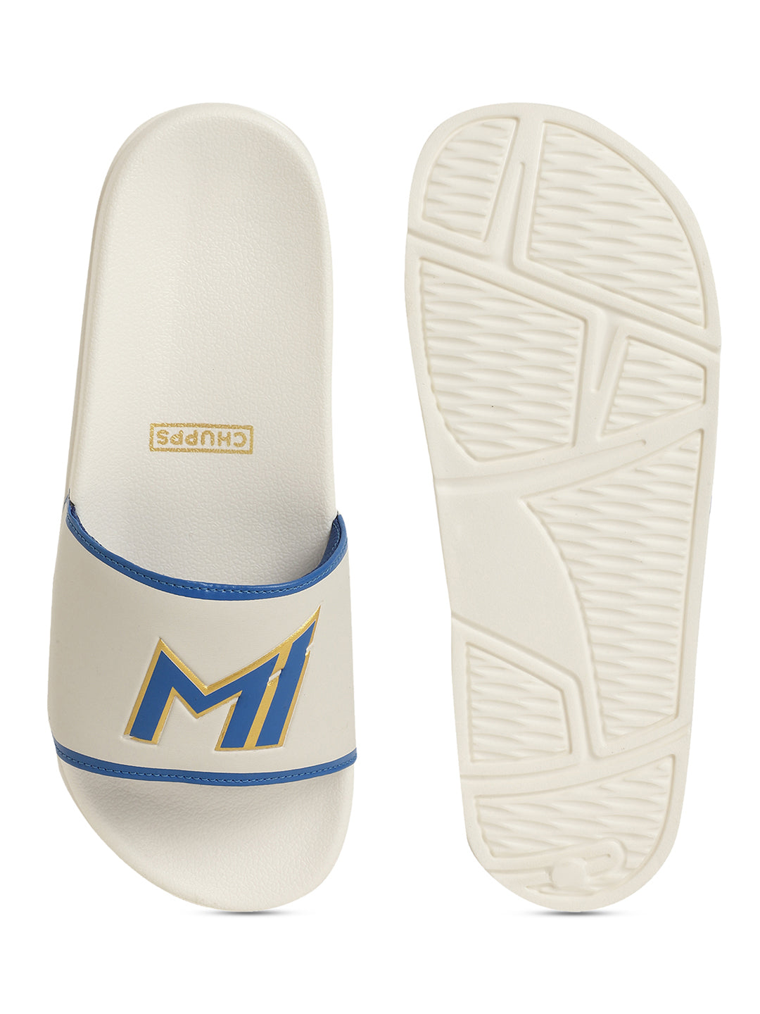 Chupps X Mi Official White &amp; Gold Sliders
