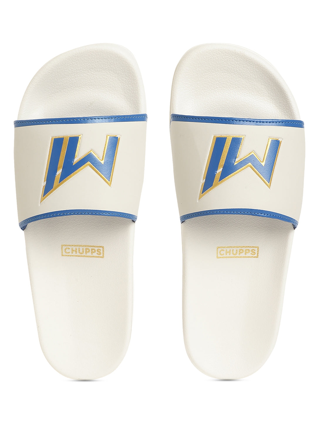 Chupps X Mi Official White &amp; Gold Sliders