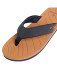 X-Flex Tan & Blue V-Strap