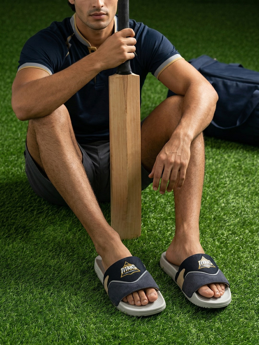 Gujarat Titans Rally Sliders_navy_grey
