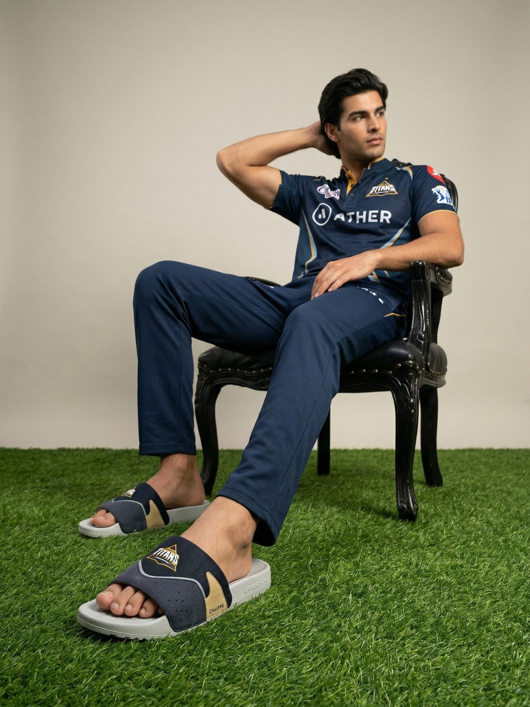 Gujarat Titans Rally Sliders_navy_grey