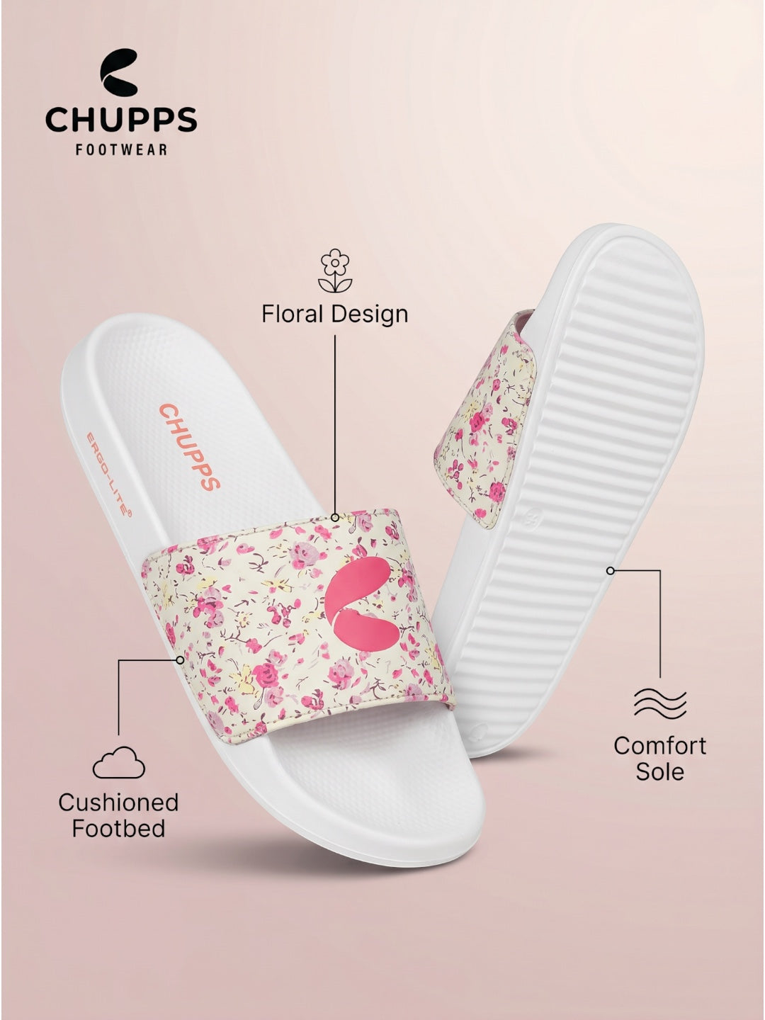 Grace Sliders_white_&amp;_pink