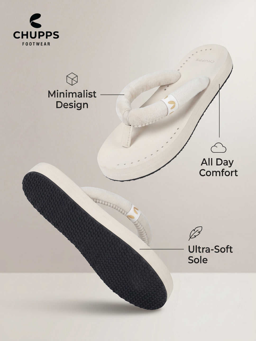 Plush V-Straps_beige
