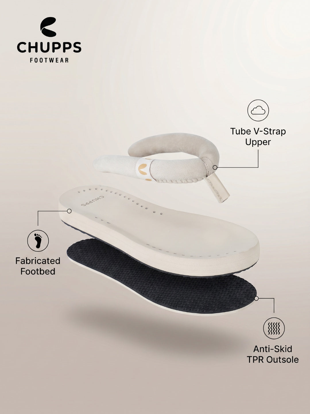 Plush V-Straps_beige