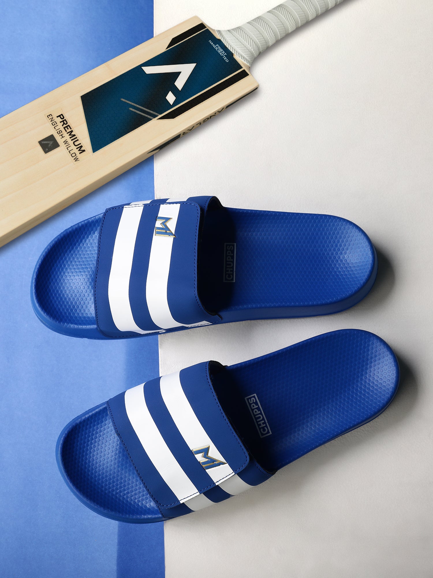 Chupps X Mi Official Sliders Royal Blue &amp; Orange Sliders