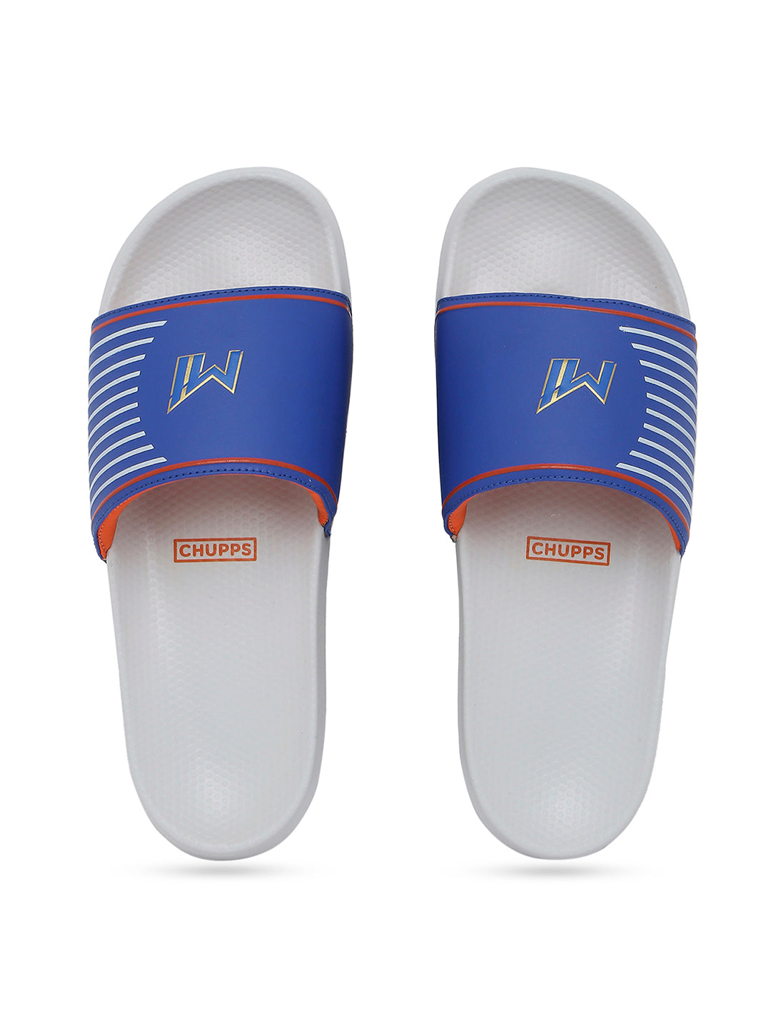 Chupps X Mi Official Sliders Royal Blue &amp; Orange Sliders