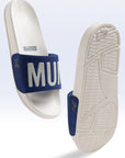 Chupps X Mi Official White & Royal Blue Sliders