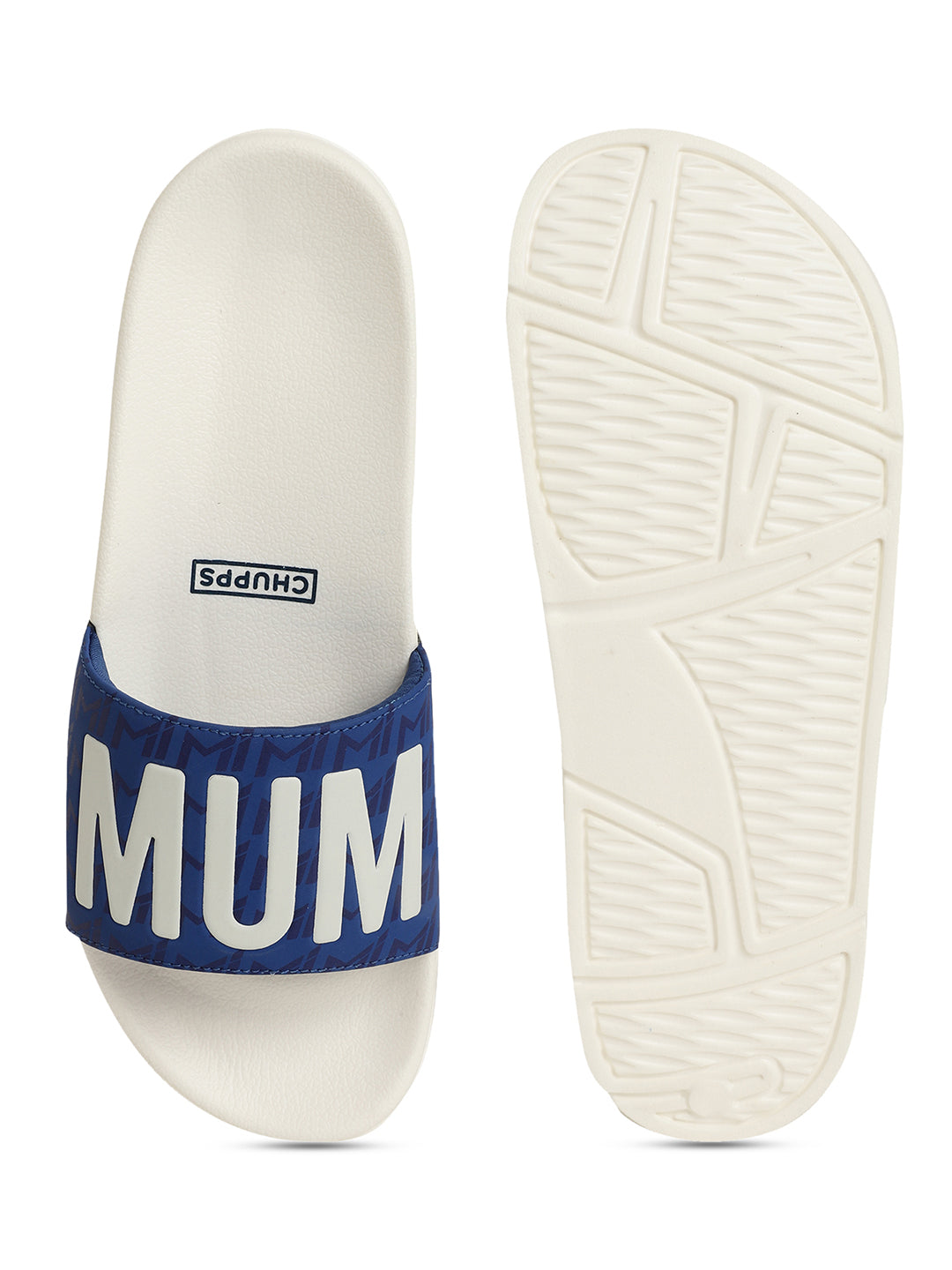 Chupps X Mi Official White &amp; Royal Blue Sliders