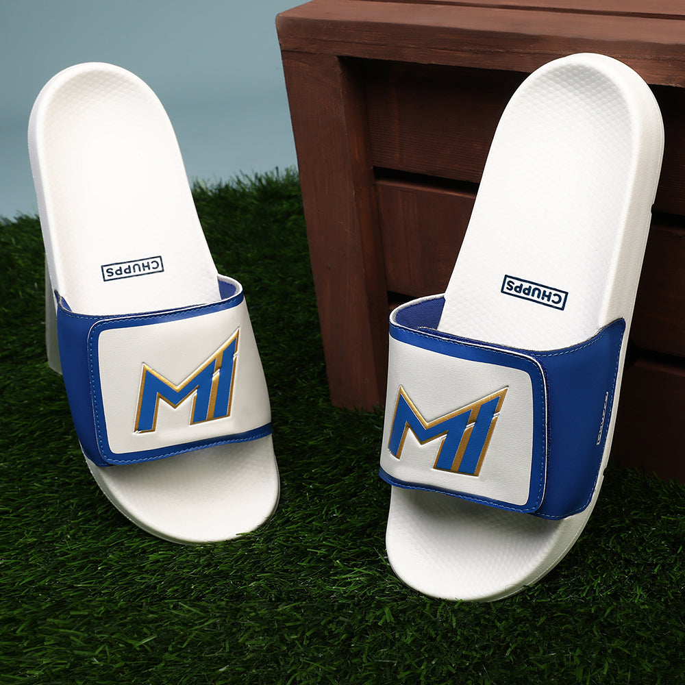 Chupps X Mi Official Sliders Royal Blue &amp; Orange Sliders